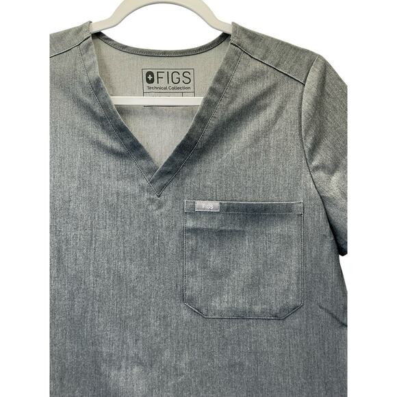 figs scrubs Medical Professional Set women Size Small Gray - Picture 4 of 13